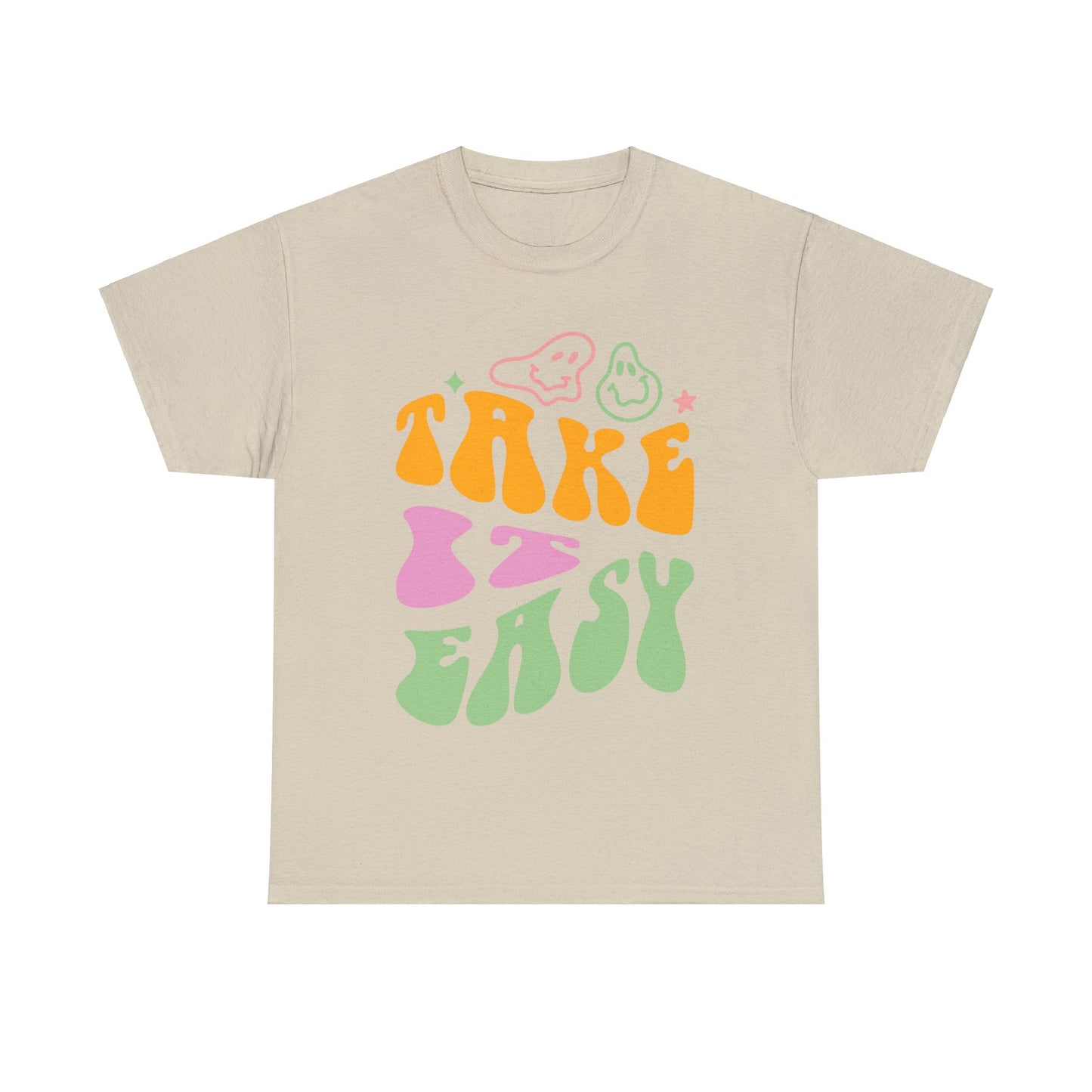 Take It Easy Men's Heavy Cotton Tee