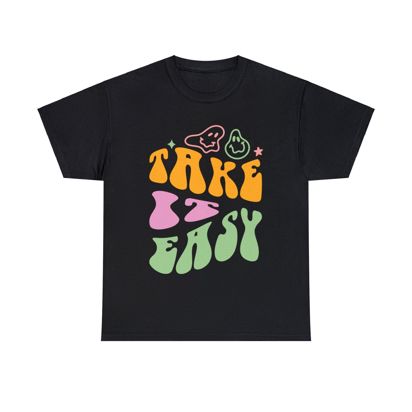 Take It Easy Men's Heavy Cotton Tee