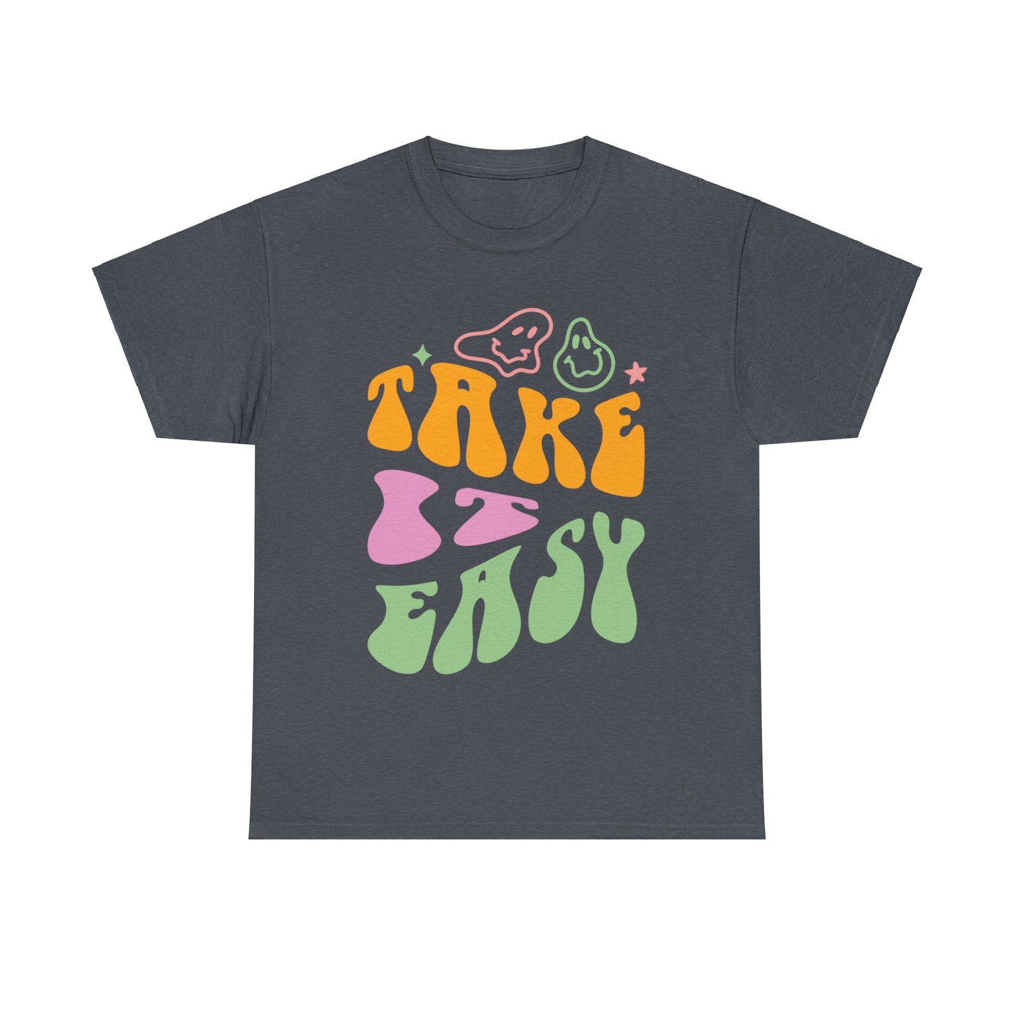 Take It Easy Men's Heavy Cotton Tee