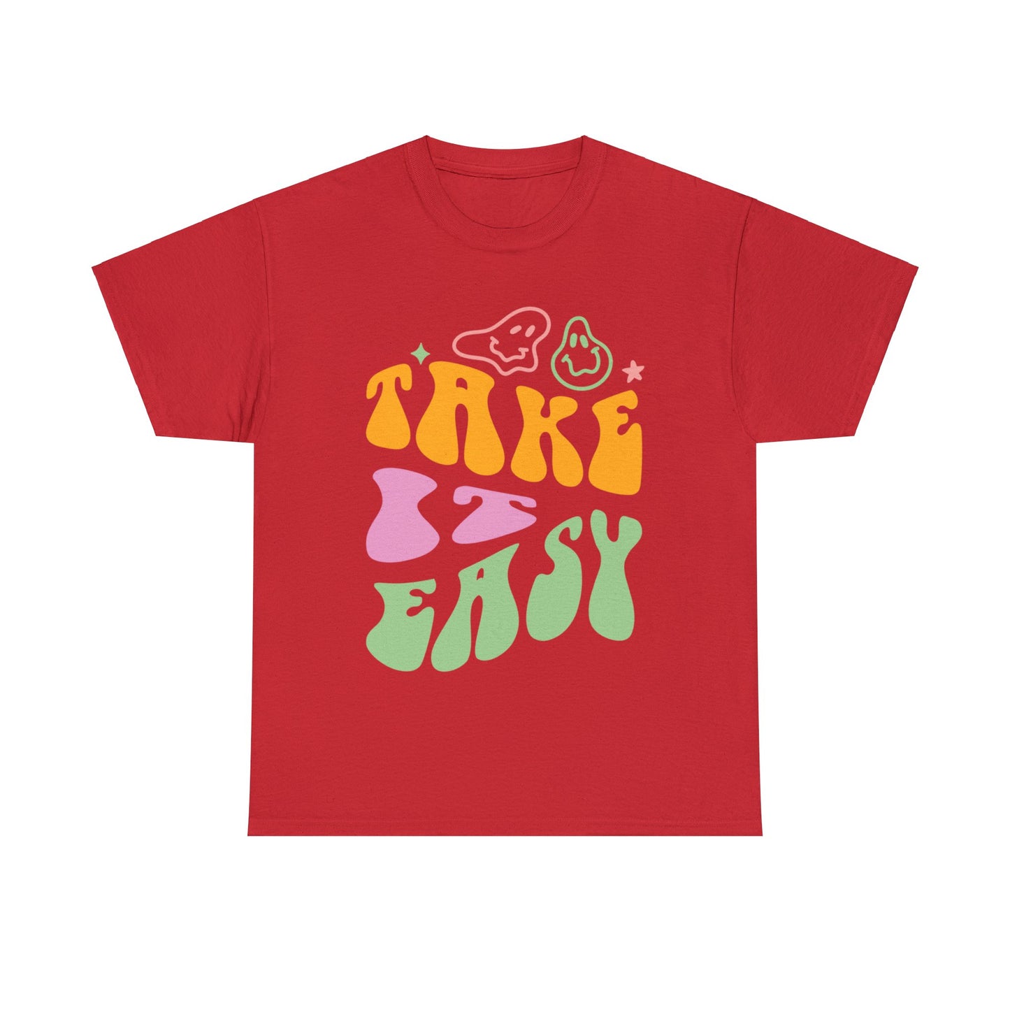 Take It Easy Men's Heavy Cotton Tee
