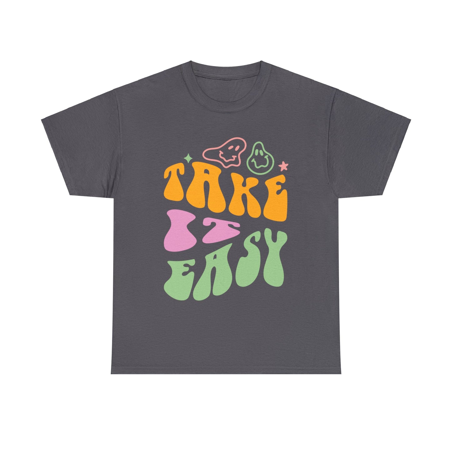 Take It Easy Men's Heavy Cotton Tee