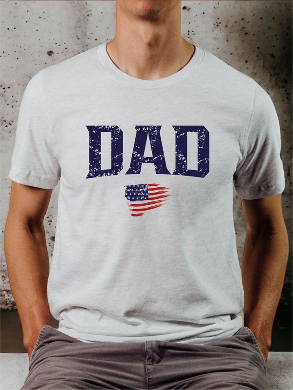 USA Dad Graphic Mens Tee