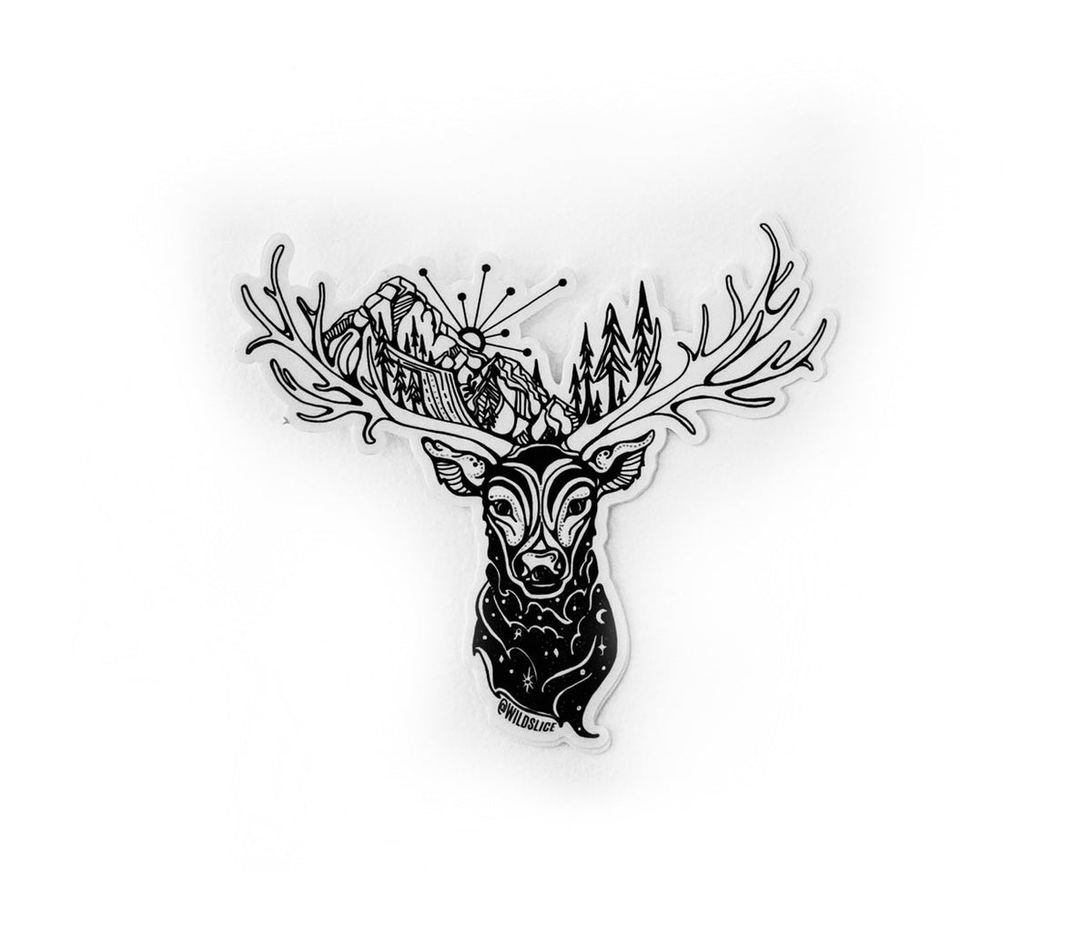Orion the Elk 4" sticker