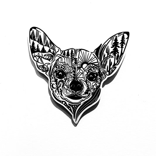 Chihuahua  Dog Sticker