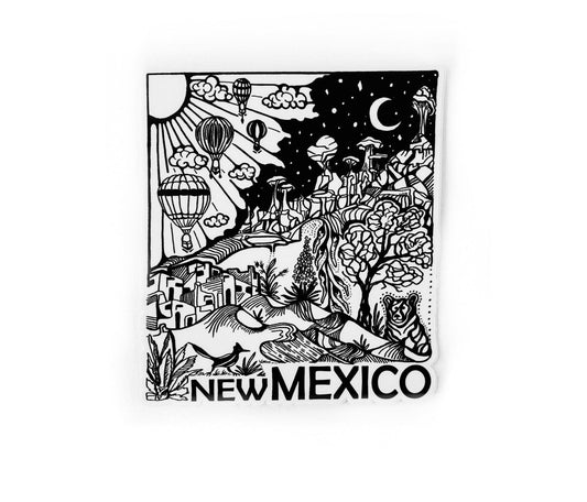 New Mexico State  4" sticker