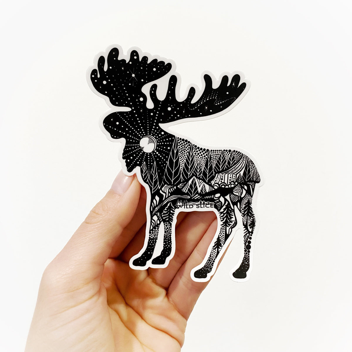 Moose Sticker  4" sticker