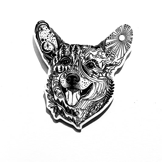 Corgi Dog Sticker