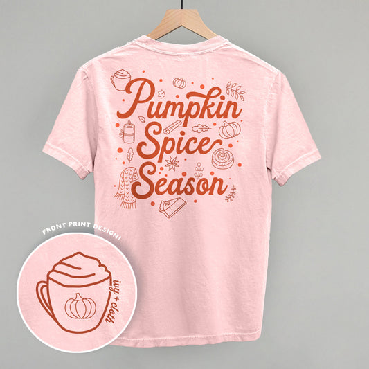 Pumpkin Spice Season Doodles (Back Print)