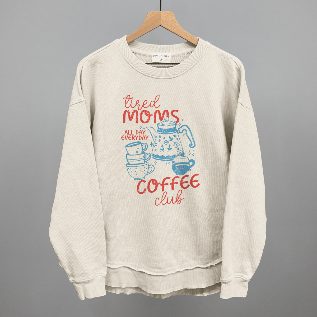 Tired Moms Coffee Club Doodle