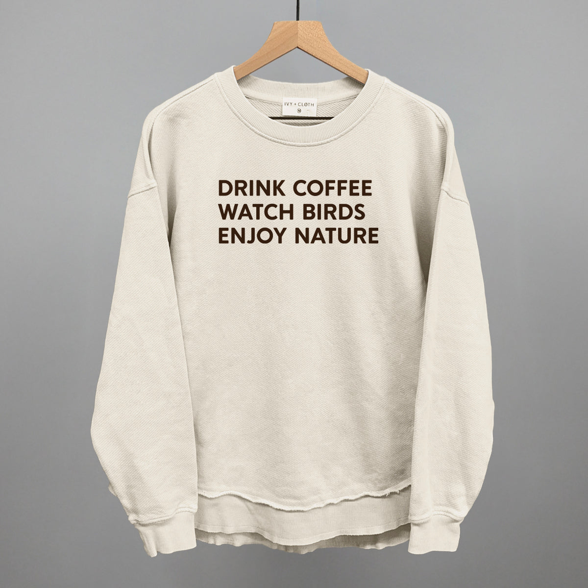 Drink Coffee Watch Birds Enjoy Nature