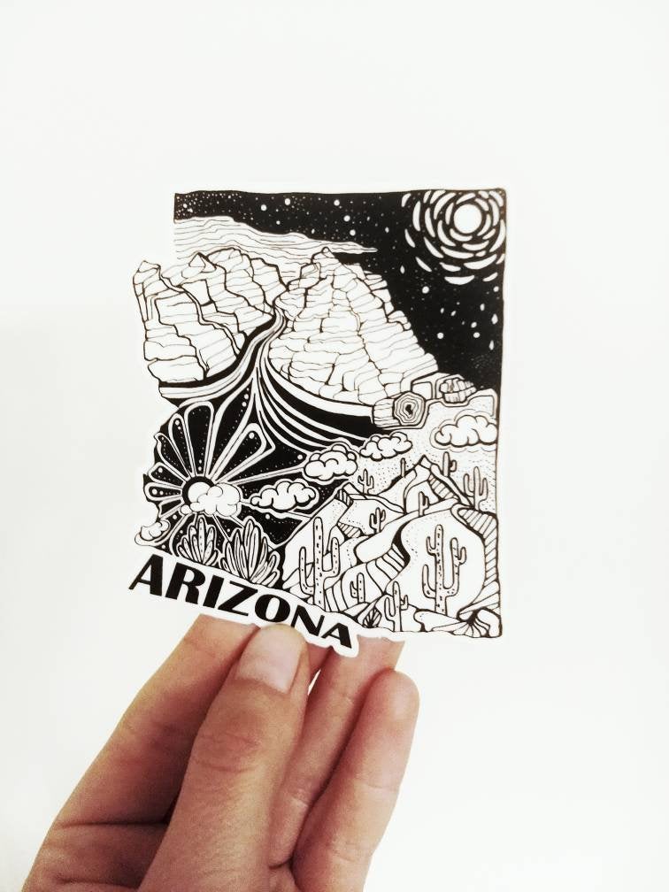 Arizona State  4"sticker